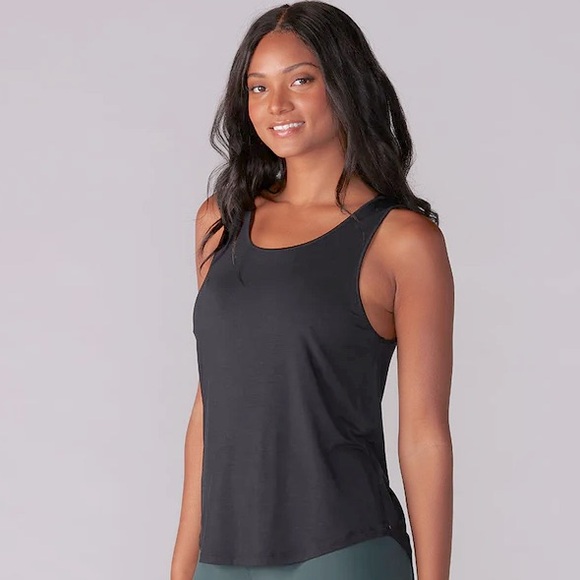 Tavi Active Sold @Neiman Marcus Ebony Tempo Tank XS Classic Silhouette &Cut Outs - Picture 2 of 8